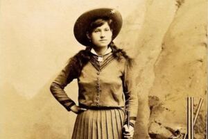 En la foto, Annie Oakley