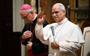 En la foto, el papa León XIV