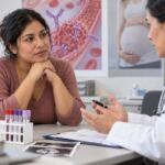 Paciente conversando con un hematólogo sobre el síndrome antifosfolipídico