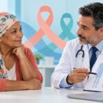 Consulta médica sobre prevención y tratamiento de cánceres frecuentes