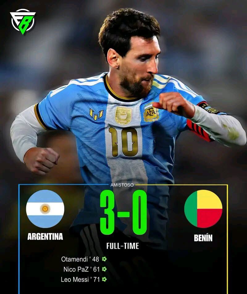 Lionel Messi se despide de la selección argentina con una noche histórica en el Monumental