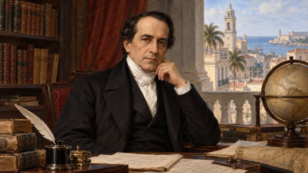 José Antonio Saco: biografía del pensador cubano 2 Retrato histórico recreado de José Antonio Saco, pensador e historiador cubano