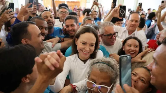 María Corina Machado, líder opositora venezolana y premio Nobel de la Paz