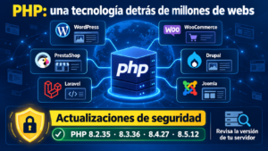 PHP detrás de WordPress, PrestaShop y otras plataformas web, con las versiones de seguridad corregidas